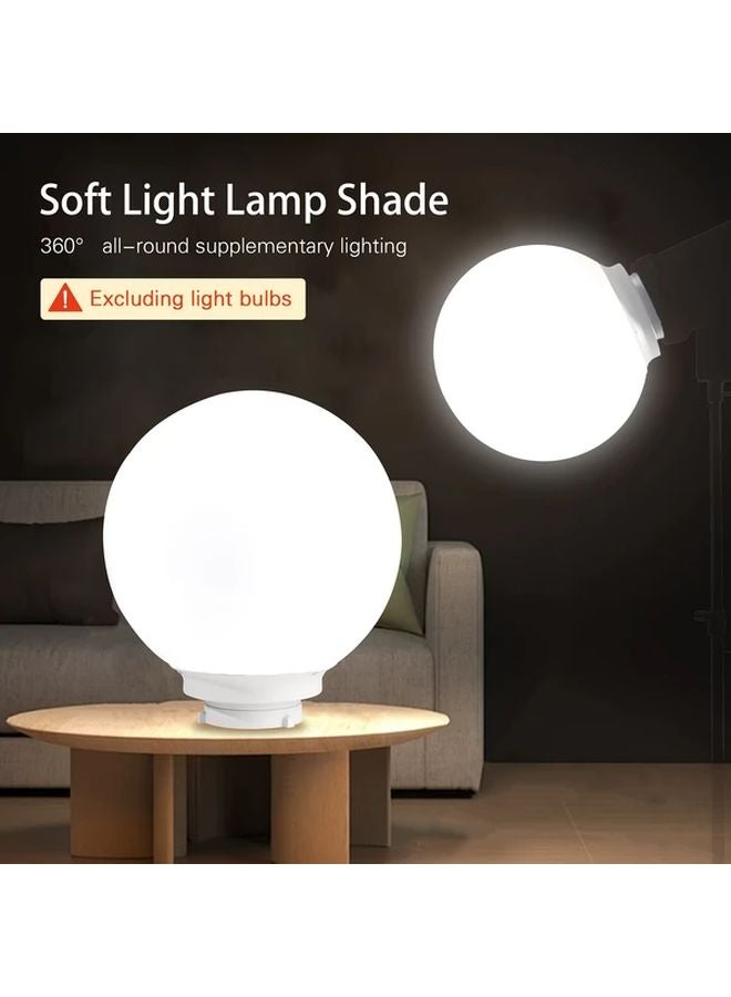 كرة ضوء ناعمة بيضاء 30 × 11.81 بوصة حامل باورونغ - Image 1